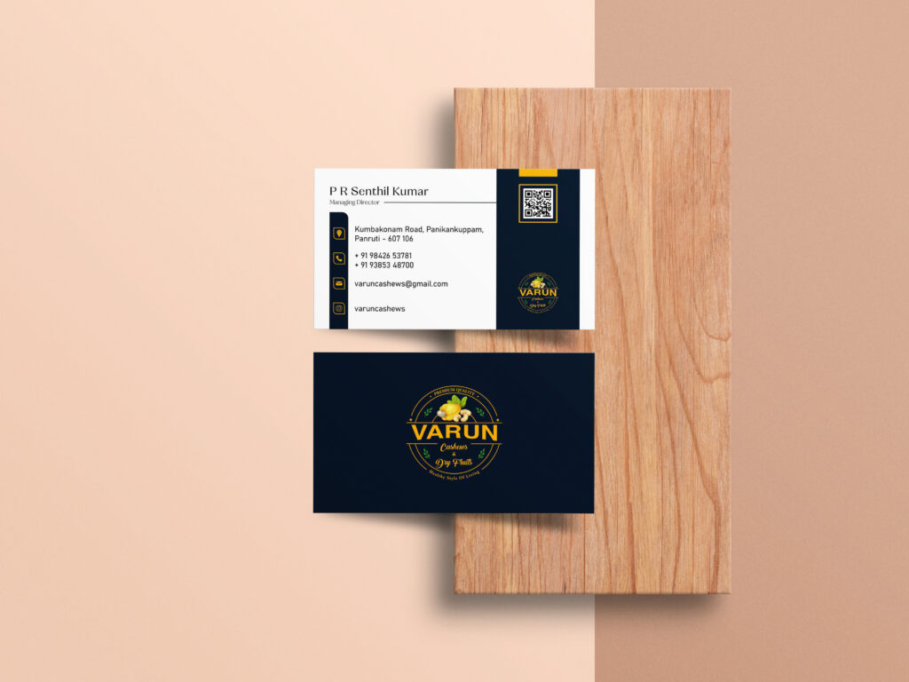 Minimal business card mockup